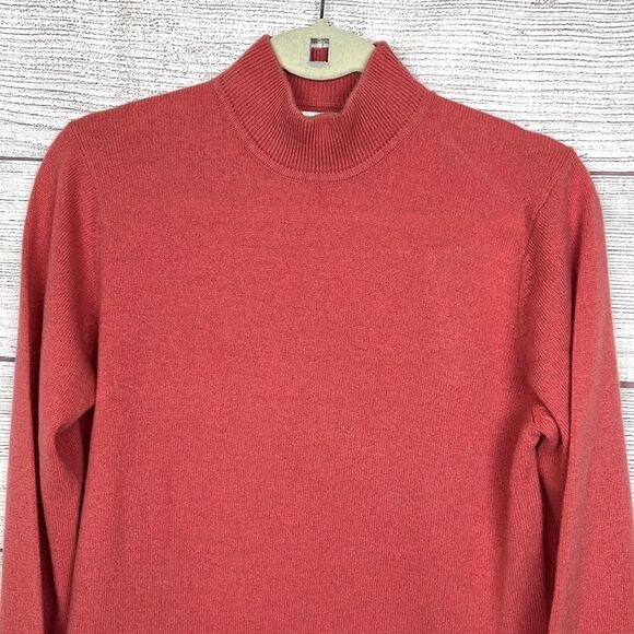 NWOT Preswick & Moore Cashmere Sweater High Neck Desire color M - Picture 2 of 10